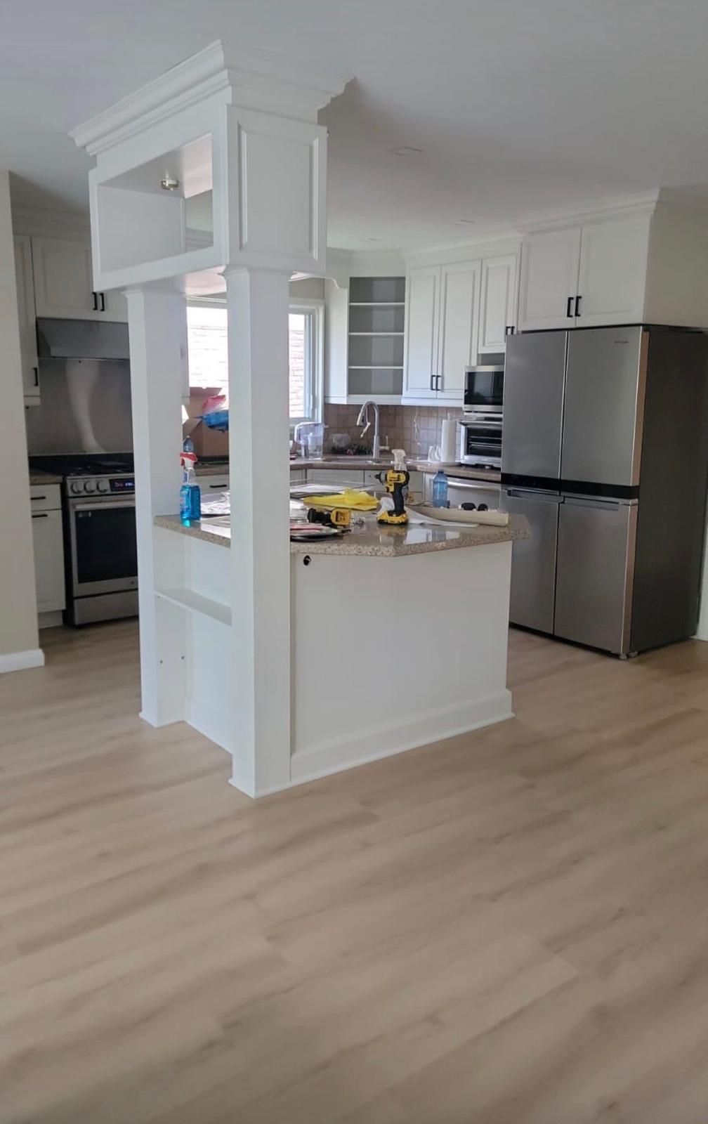 Cabinet spraying/painting