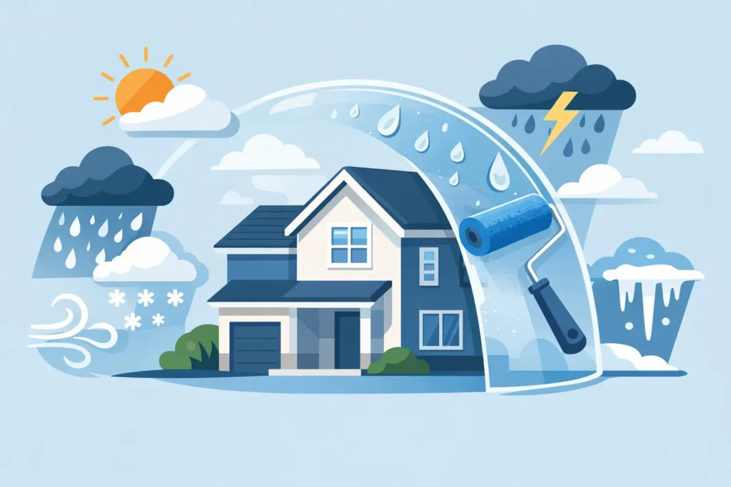 Weatherproof Coatings That Protect Exterior Paint