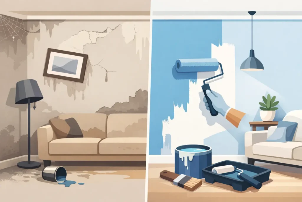 10 Clear Signs Walls Need Repainting at Home