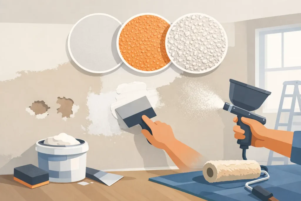 Texture Matching for Clean Drywall Repairs